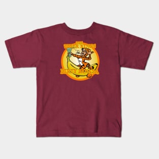 2022 striped bananas Kids T-Shirt